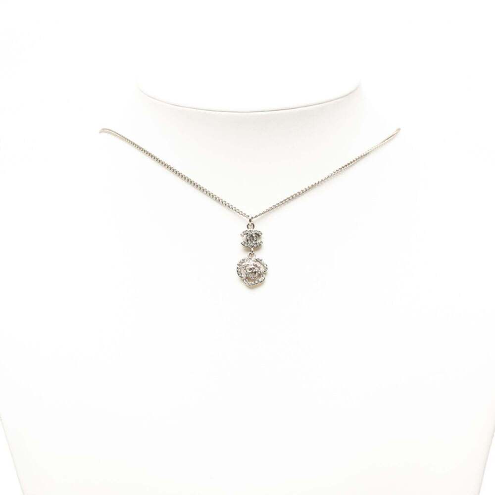 CHANEL Silver Logo Necklace - Picture 5 of 5